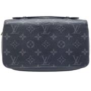 Pre-owned Canvas wallets Louis Vuitton Vintage , Black , Dames