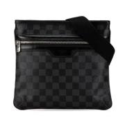 Pre-owned Canvas crossbody-bags Louis Vuitton Vintage , Black , Dames