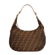 Pre-owned Canvas fendi-bags Fendi Vintage , Brown , Dames