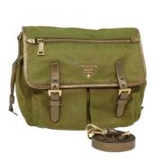 Pre-owned Nylon prada-bags Prada Vintage , Green , Dames