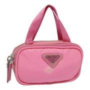 Pre-owned Nylon prada-bags Prada Vintage , Pink , Dames