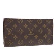 Pre-owned Canvas pouches Louis Vuitton Vintage , Brown , Dames