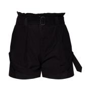 S-Fedra denim shorts Diesel , Black , Dames