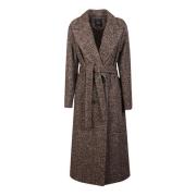 Stijlvolle Campana Coat voor vrouwen Pinko , Brown , Dames