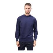 Blauwe Crewneck Sweater Richmond , Blue , Heren