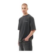 T-Shirt Boxy Vintage Black Filling Pieces , Black , Heren