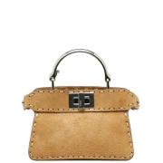 Pre-owned Leather handbags Fendi Vintage , Brown , Dames