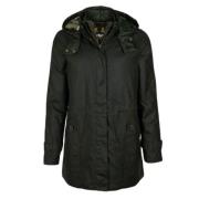 Waxjas voor buitenavonturen Barbour , Black , Dames