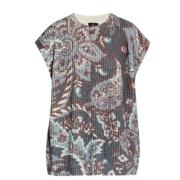 Paisley Wol Crew Neck Sweater Etro , Multicolor , Dames