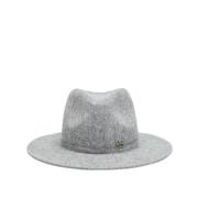 Fedora Hoed met Logo Borduursel Ruslan Baginskiy , Gray , Dames