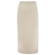 Elegante Geplooide Rok Fabiana Filippi , White , Dames