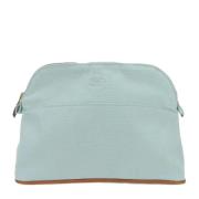 Pre-owned Canvas handbags Hermès Vintage , Blue , Dames