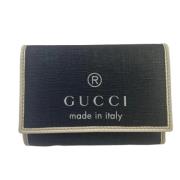 Pre-owned Canvas wallets Gucci Vintage , Black , Dames