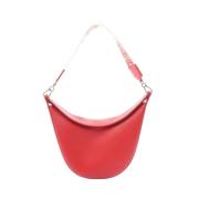 Pre-owned Leather shoulder-bags Loewe Pre-owned , Red , Dames