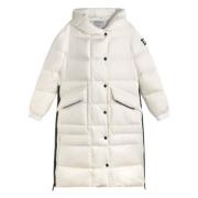 Gewatteerde jas met Logodetail Ermanno Scervino , Beige , Dames