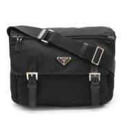 Pre-owned Canvas prada-bags Prada Vintage , Black , Dames