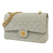 Pre-owned Suede chanel-bags Chanel Vintage , Blue , Dames