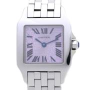 Pre-owned Metal watches Cartier Vintage , Blue , Dames