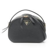 Pre-owned Leather handbags Prada Vintage , Black , Dames