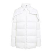 Capuchon Cyclopic Jas Moncler , White , Dames