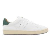 Witte Leren Sneakers Ronde Neus Hogan , White , Heren