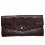 Pre-owned Leather wallets Louis Vuitton Vintage , Brown , Dames