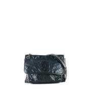 Pre-owned Leather handbags Yves Saint Laurent Vintage , Black , Dames