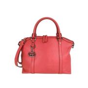 Pre-owned Leather shoulder-bags Gucci Vintage , Pink , Dames