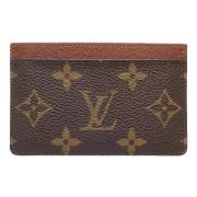 Pre-owned Canvas wallets Louis Vuitton Vintage , Brown , Dames