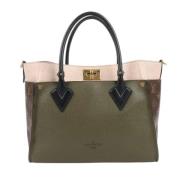 Pre-owned Leather handbags Louis Vuitton Vintage , Beige , Dames