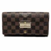 Pre-owned Canvas wallets Louis Vuitton Vintage , Brown , Dames