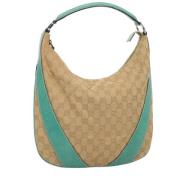 Pre-owned Canvas gucci-bags Gucci Vintage , Beige , Dames