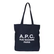 Madame Tote Tas A.p.c. , Blue , Heren