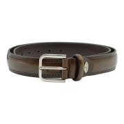 Klassieke Leren Riem Corneliani , Brown , Heren