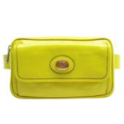 Pre-owned Leather gucci-bags Gucci Vintage , Yellow , Dames