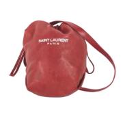 Pre-owned Leather shoulder-bags Yves Saint Laurent Vintage , Red , Dam...