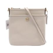 Pre-owned Leather shoulder-bags Coach Pre-owned , Beige , Dames