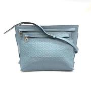 Pre-owned Leather shoulder-bags Loewe Pre-owned , Blue , Dames