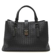 Pre-owned Leather handbags Bottega Veneta Vintage , Black , Dames