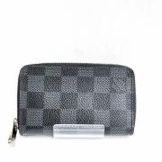 Pre-owned Canvas wallets Louis Vuitton Vintage , Black , Heren