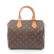 Pre-owned Canvas handbags Louis Vuitton Vintage , Brown , Dames