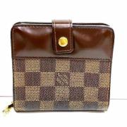 Pre-owned Canvas wallets Louis Vuitton Vintage , Brown , Dames