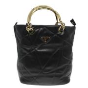 Pre-owned Leather prada-bags Prada Vintage , Black , Dames