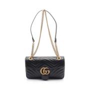 Pre-owned Leather gucci-bags Gucci Vintage , Black , Dames