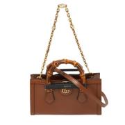 Pre-owned Leather gucci-bags Gucci Vintage , Brown , Dames