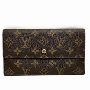 Pre-owned Canvas wallets Louis Vuitton Vintage , Brown , Dames