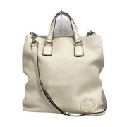 Pre-owned Leather gucci-bags Gucci Vintage , Beige , Dames