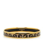 Pre-owned Metal bracelets Hermès Vintage , Black , Dames