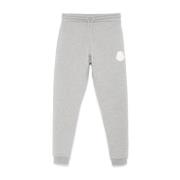 Cuffed Cotton Joggers in Grijs Moncler , Gray , Heren