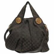 Pre-owned Canvas gucci-bags Gucci Vintage , Brown , Dames